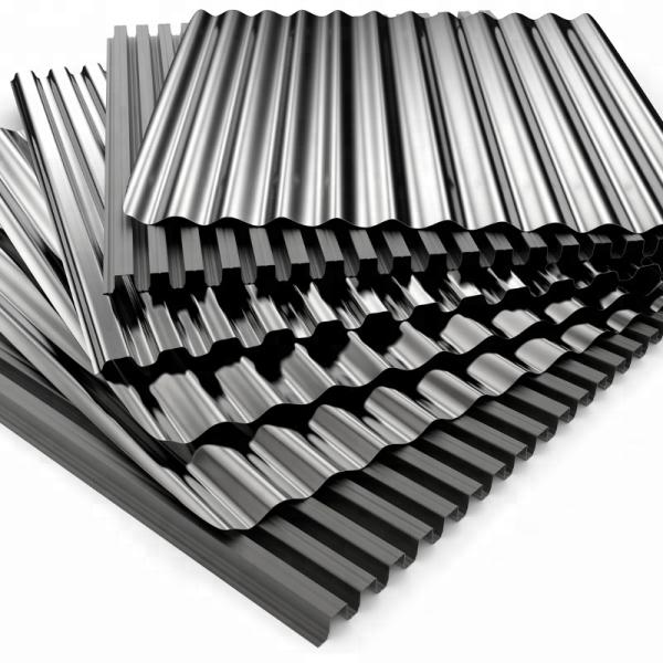 AZ40g/M2 Metal Roofing Corrugated Steel Sheet Waves Trapezoid