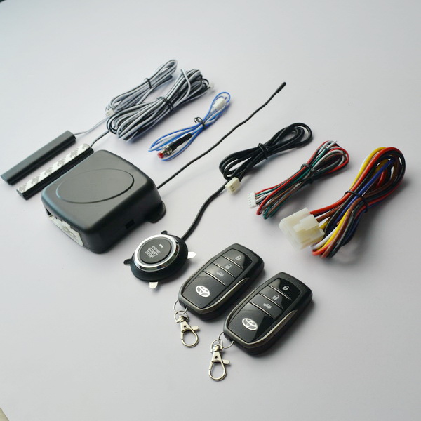 Car Smart button start system Car alarme system with remote controller optional