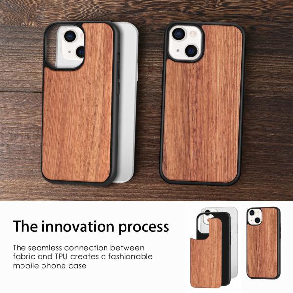 Bamboo Wooden Mobile Phone Cover Eco Friendly Blank Wood Phone Cases Scratch Resistant
