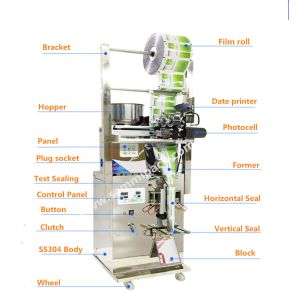 Stick Sachet Tea Powder Packing Machine Automatic With Hot Stamp Coder