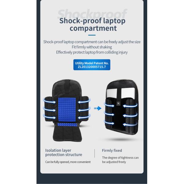 Tigernu Anti Theft Waterproof Shockproof Large Capacity 15.6 Inch Laptop Business Travle Backpacks