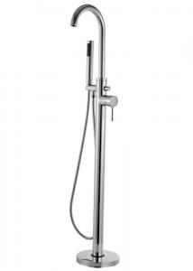 China Contemporary Floor Standing Bath Taps Bathtub Shower Faucet Sets T8000M on sale