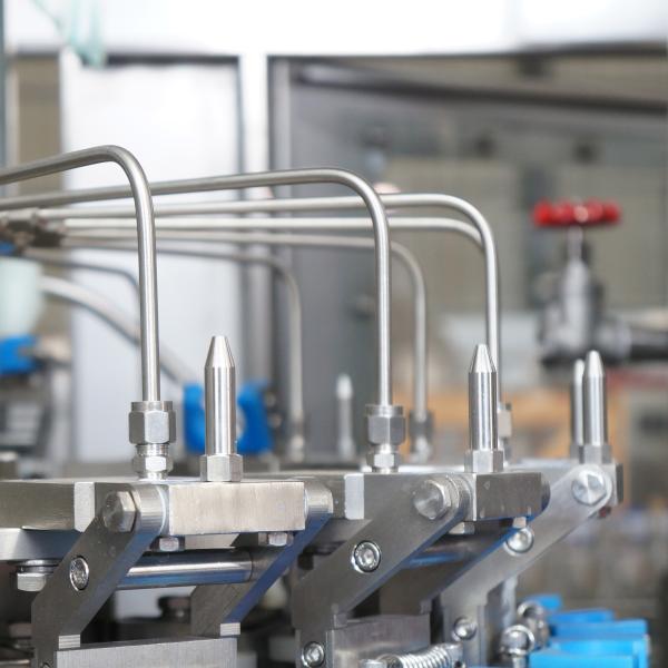 3in1 22000BPH Glass Bottle Filling Machine Milk Glass Bottle Packing Machine