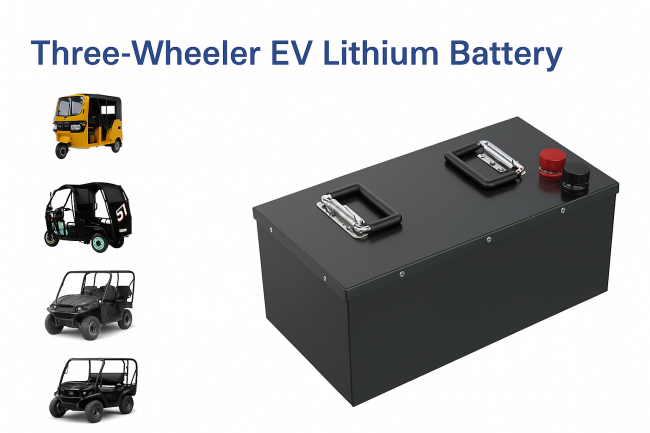 3 Wheeler Electric Vehicle Battery Fast Charging Safe Lithium Ion Batteries For Electric Cars