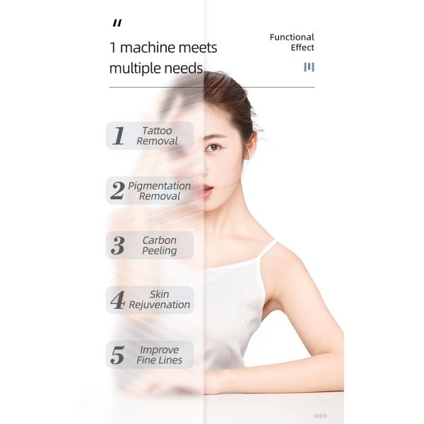 110V 220V ND YAG Laser Machine Tattoo Laser Equipment For Beauty Salon