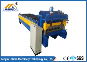 China 2018 new type color steel glazed tile roll forming machine PLC control automatic made in china blue color wholesale