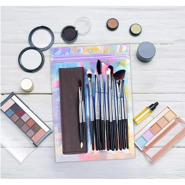 Customize Small Laser Zip Mylar Holographic Laser Bags