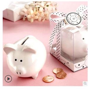 China New creative promotion gift product ceramic piggy bank coin bank wholesale