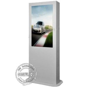 Waterproof Android WIFI Outdoor Digital Signage Displays 55'' HD 2000 Nit AD Player