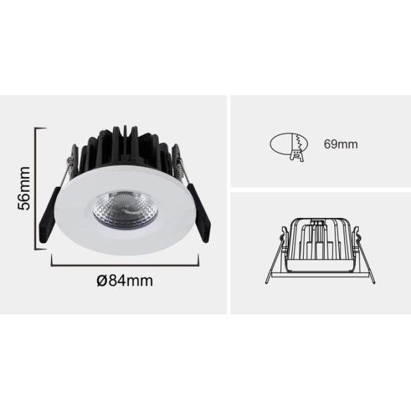 Round Shape Indoor LED Downlight COB Slim LED Downlight For Home Lighting