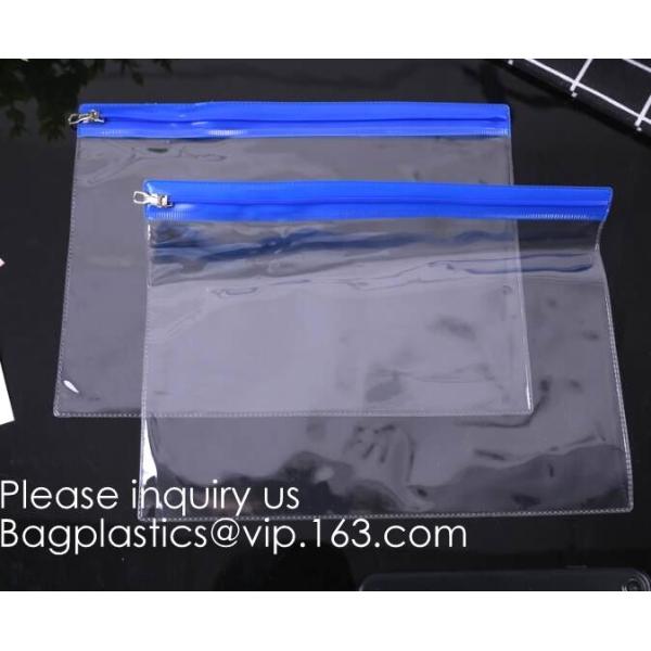 PVC EVA Plastic Pouches for Hanging Products Clear Make Up Brush Cleaner Cosmetic Bags Beauty EVA PVC Cosmetic Pouch For