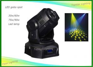 China Party Disco DJ Stage Light 60w Led Moving Head With 2 Gobo / 1 Color Wheel Wheel wholesale