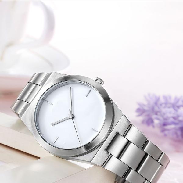 Printed Dial Custom Design Watches Water Resistant 3ATM Stainless Steel Strap Watch