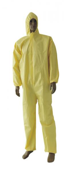 Quality Disposable Clothing Paper Suits , Laminated SF Disposable Coveralls Home Hardware  for sale
