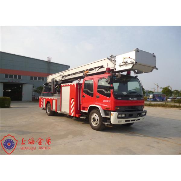 Isuzu Chassis Stainless Steel Aerial Ladder Platform Fire Truck 30m Height