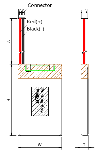 Wholesale 3.7V 900mAh Rechargeable Lithium Polymer Battery 603048 for Beauty Apparatus