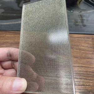 China Custom PVB Film Anti Fire Safety Fabric Laminated Glass With Copper Wire Mesh on sale