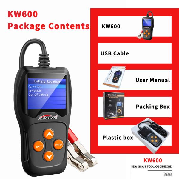 Engine Code Scanners 12v Battery Analyser ABS Material 2.4 Inchs LCD Colorful Screen