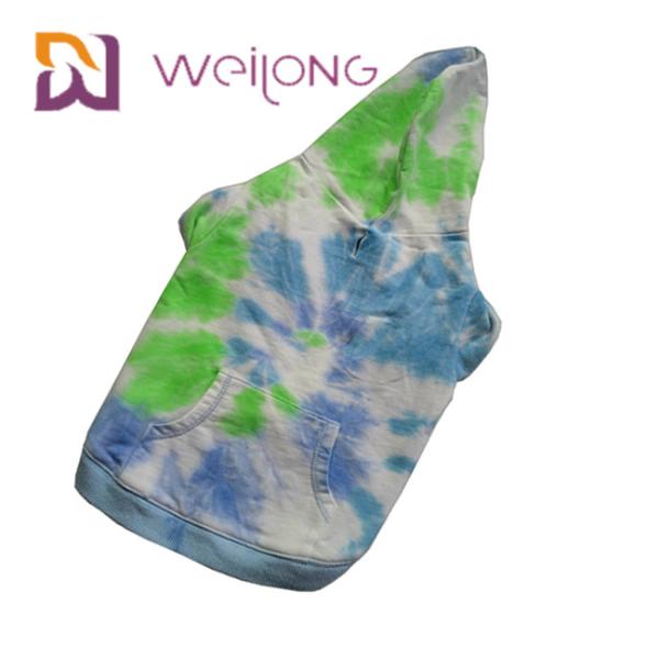 Cotton French Terry Tie - Dye Pet Hoodie House Dog Hoodies