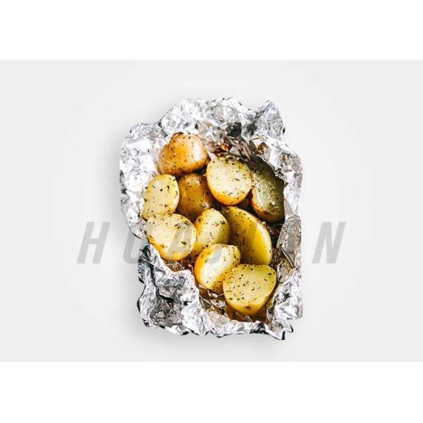 Food Grade 8011 0.009mm Aluminum Foil Roll For Kitchen BBQ