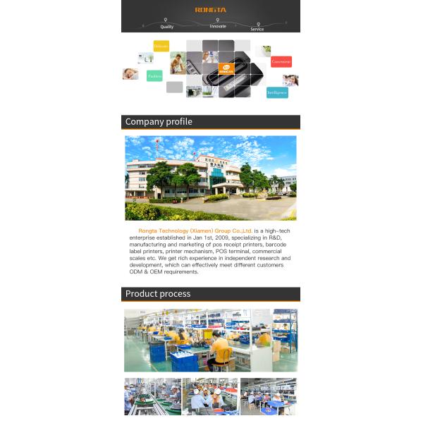 RP58 58mm Thermal Receipt Printer Bluetooth Ticket Printer ESC / POS Command