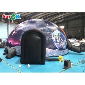 Rapid Expansion Portable Inflatable Planetarium Tent With Printed Pattern