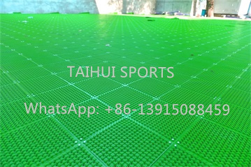 Green 14mm Rubber Shock Pad For Artificial Grass / Sports Fields