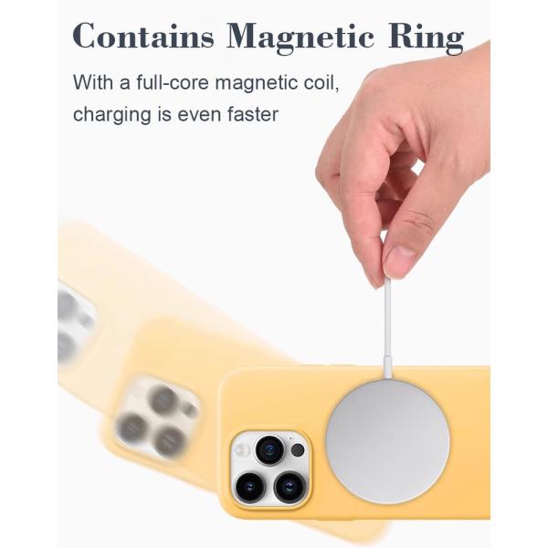Strong Magnet Magsafe Liquid Silicone Phone Case For IPhone 16 Pro