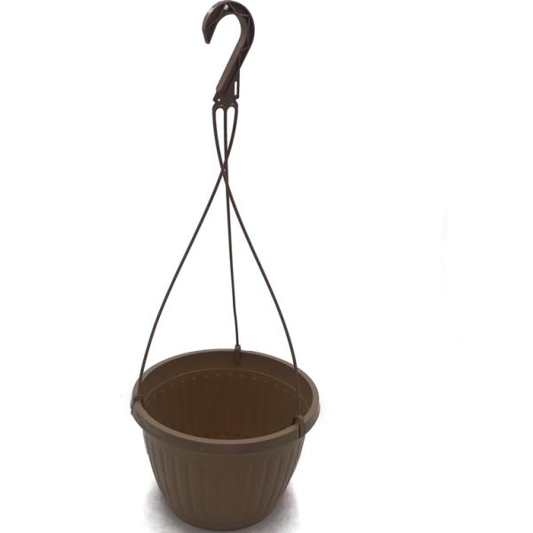 Plastic Hook Hanging Flower Pot On Wall In Room Not Coated