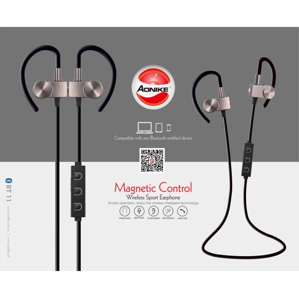 OEM Dia13.6mm 110dB Magnetic Sport Bluetooth Earphones many model for selected,factory sale directly