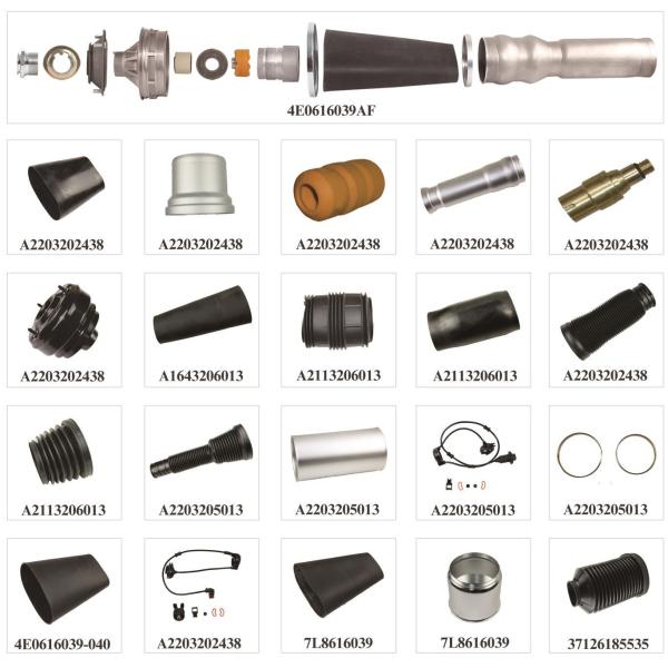 48090-35011 48080-35011 Shock Absorber Rubber For Rear Air Spring Toyota Prado