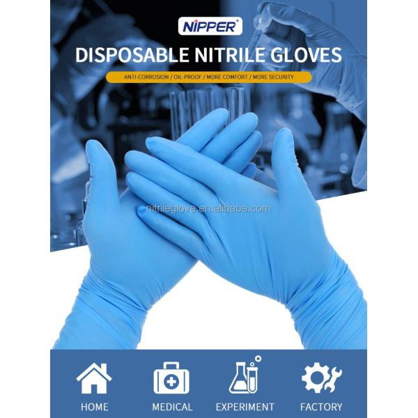 Safety Nitrile Gloves Latex Glove For Medical Examination