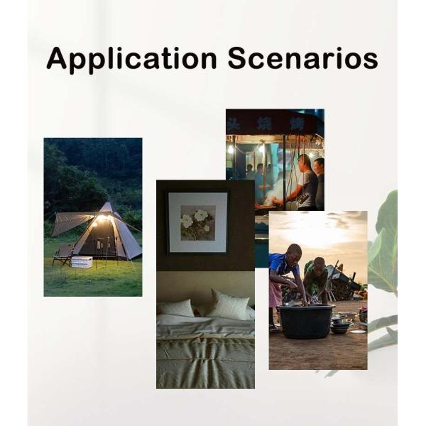 House Portable Solar Work Warning Light Floodlight All In One System Kit With Data Cable