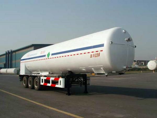Quality 33000L-3 Axles-Cryogenic Liquid Lorry Tanker for Liquid Nitrogen for sale
