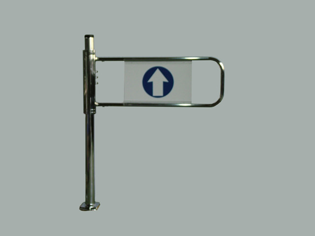 China Electric Turnstile Swing Gate , Access Control Barriers Double Movement Swing Gate Turnstile wholesale
