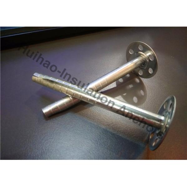 Galvanized Steel M8X110mm Insulation Fixing Pins , Metal Anchor Wall Plugs