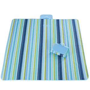 China Water Resistant Pocket Picnic Mat , Lightweight Foldable Beach Blanket wholesale