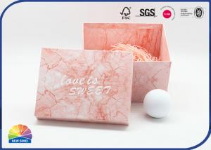 China E CCNB Marble Texture Printed Birthday Gift Box Matte Sturdy Paper Box wholesale