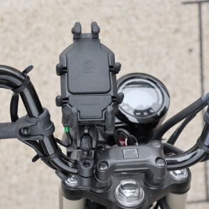 Removable Motorcycle Phone Holder Universal 360 Degree Adjustable Silicone