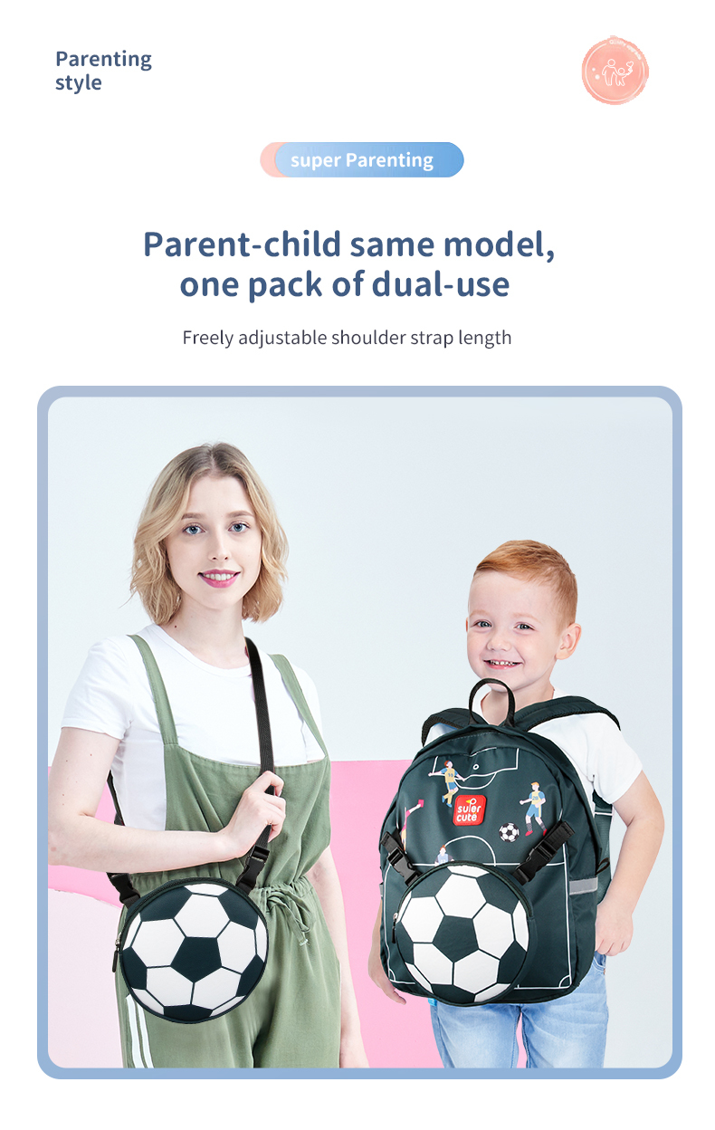 Supercute 2 In 1 Shoulder Bag Backpack Back To School Backpack Set For Girl Boys