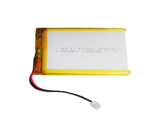 Quality Environmental 2000mAh Cell 45g 3.7V Li Polymer Battery 505063 for sale
