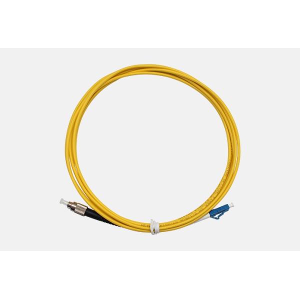 700 1 3.0mm Fiber Optic Patch Cord / Simplex LC To FC Patch Cord ROHS Certified