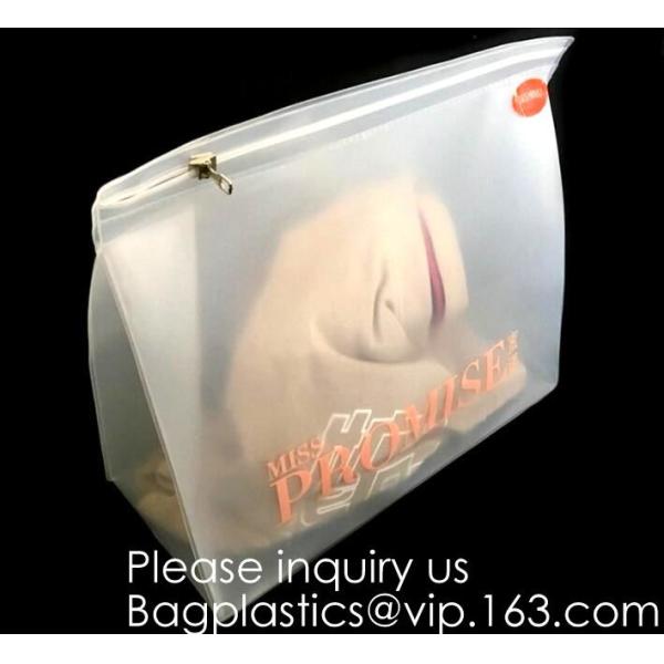 PVC EVA Plastic Pouches for Hanging Products Clear Make Up Brush Cleaner Cosmetic Bags Beauty EVA PVC Cosmetic Pouch For