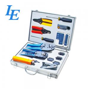 China LE-K4015 Network Wiring Tools Kit Set Of Crimp Punch Strip Cut Tool Tester on sale