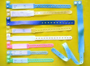 China Patient identification bands /patient id band/ Hospital Identification Bands /id bracelet on sale