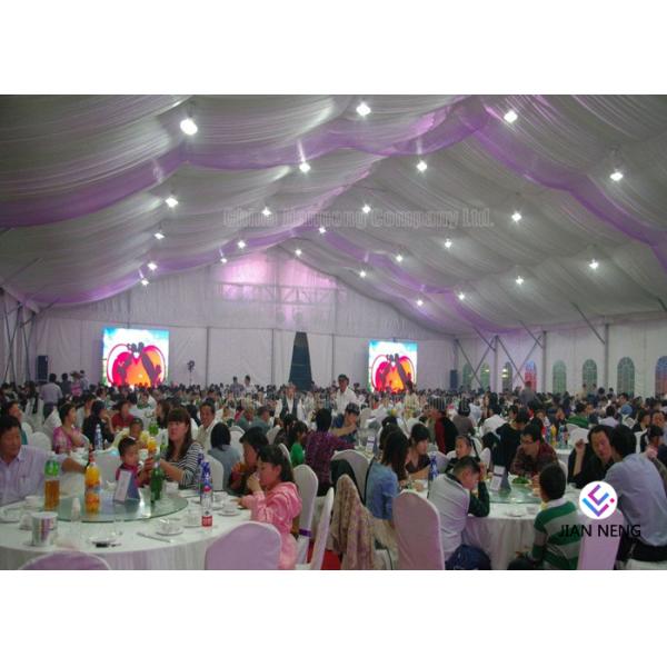 Romantic Clear Span Wedding Event Marquee Tent With Sidewall Curtain