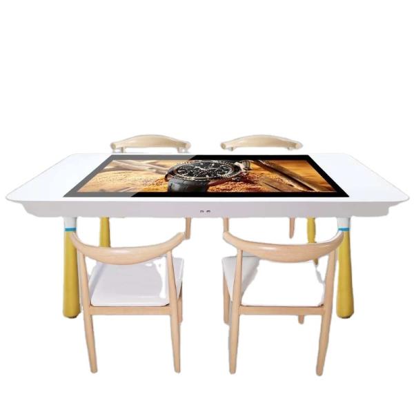 Quality Restaurant Multitouch Coffee Table 55Inch Capacitive Interactive Screen Table for sale