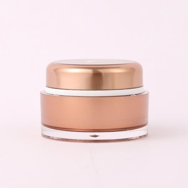 15ml 30ml 50ml 100ml 200ml Double Wall Acrylic Cosmetic Jar With Screw Top Lid