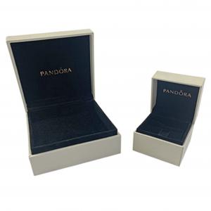 China 200gsm Greyboard Jewelry Packaging Box Bookstyle Flip Top Design wholesale