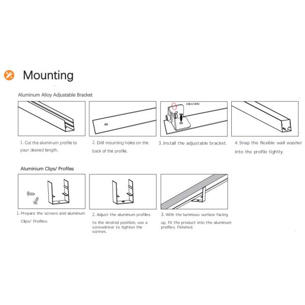 Flexible and Durable Design for Easy Installation Flex LED Wall Washer for Your Lighting Needs